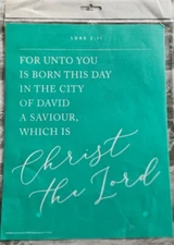 New Size B CHRIST the LORD Chalk Couture Stencil Transfer Religious Sign Retired