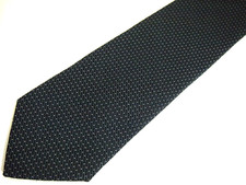 Stringbeans Mens Necktie Tie Black Geometric Skinny Silk 58" Career