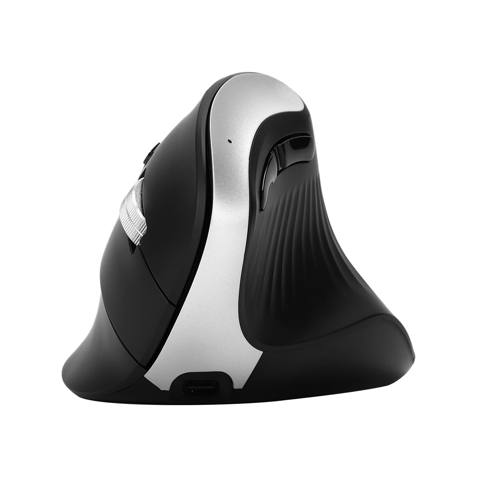 Vertical Ergonomic Wireless Mouse with 2.4G USB Receiver & Dual Bluetooth Connectivity for Comfortable and Efficient Use