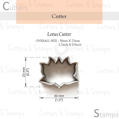 CRESCENT Texture Mat and Cutter for Polymer clay | Textures for Clay imprints - Picture 6 of 15