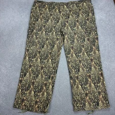 Realtree Trousers Adult 50x32 Brown Carpenter Canvas Camo Y2K Pants Workwear Men
