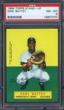 1964 Topps Stand-Ups Earl Battey PSA 8 Minnesota Twins