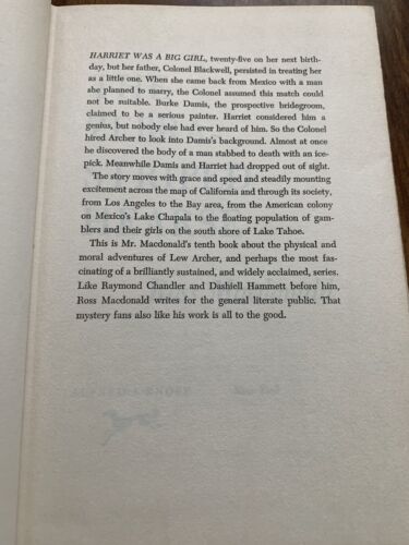 The Zebra-Striped Hearse by Ross MacDonald 1962 Hardcover DJ BCE Ex-Library - Picture 3 of 10