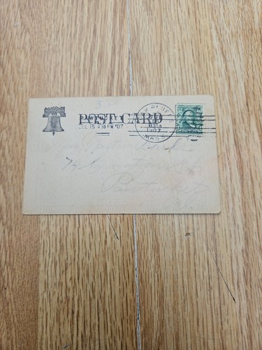 1902 Benjamin Franklin 1 Cent Stamp And Postcard - Picture 4 of 7