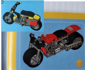 LEGO Creator 8-in-1: 4893 Revvin' Riders Street Bike & Dirt Bike Motorbike Race