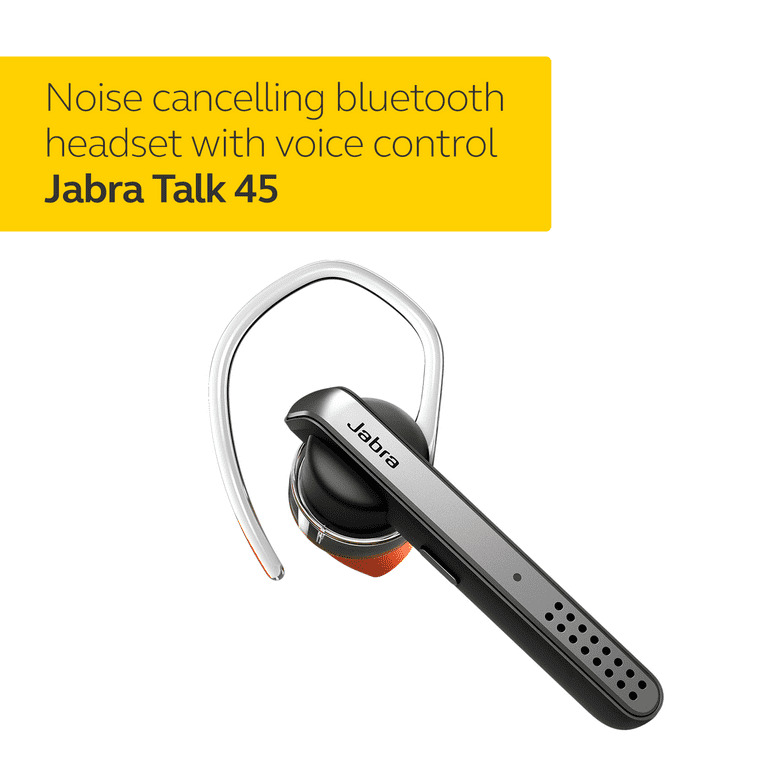 New, Jabra Talk 45 In-Ear Bluetooth Headset, Black and Silver | eBay