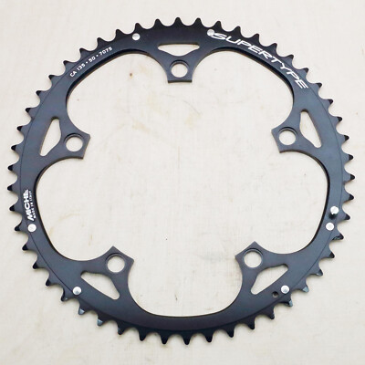 Miche Kettenblatt 50 Zähne 135 mm 5 Arm 9 10 fach schwarz für Campagnolo Kurbel