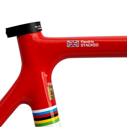 10x STACKED Custom bike frame Name 