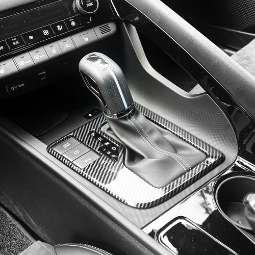 Cubierta interior del panel de cambio de marchas fibra de carbono ABS para Hyundai Elantra CN7 N - Imagen 5 de 6