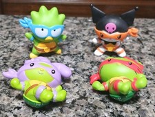 McDonalds 2025 Teenage Mutant Ninja Turtles Hello Kitty Happy Meal Toys Lot Of 4