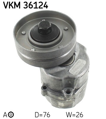 Centre SKF VKM 36124 Belt Tensioner, V-ribbed belt for VOLVO