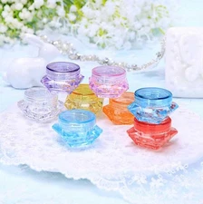 ​3g 5g Plastic Cosmetic Jar Face Cream Lip Balm Container Makeup Pots Bottles B