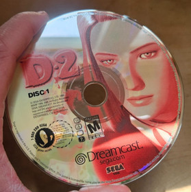 D2 Dreamcast Complete NO MANUAL Tested Working Authentic all 4 discs Included
