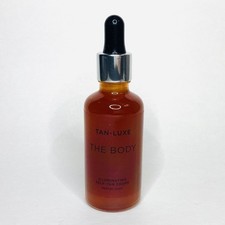 Tan-Luxe The Body Illuminating Self Tan Drops MEDIUM DARK Full Size NEW unsealed