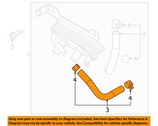KIA OEM 23-25 Niro EV Cooling Oil Cooler-Inlet Hose 25421AO000