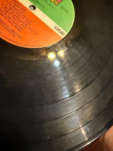 Led zeppelin 2 & 3 Original Classic Rock Blue Vinyl Record Albums Condition Vary - Picture 10 of 14