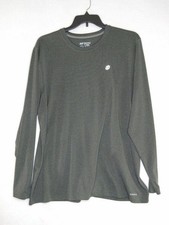 Sb Tech Mens T-Shirt Long Sleeve Size 2XL Solid Green Cool Play Crew Neck