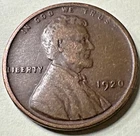 1920 1C BN Lincoln Cent WHEAT PENNY 7415N