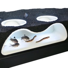 Aquarium Underground Tunnel Cave 7" Length x 3.5" Depth x 2.25" Height, White