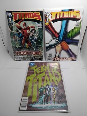 TITANS #1 #1#1 LOT OF 3 DC COMICS  BRAND NEW!