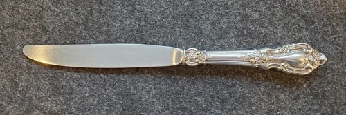 Lunt Eloquence Hollow Handle Knife 9" Sterling Silver Vintage Silverware