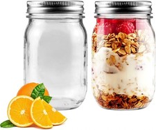 Jars with Airtight Lids for Preserving, Jam, Honey, Jelly, Wedding Favors,