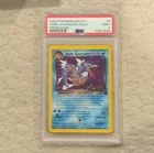 Pokémon TCG Dark Gyarados 8/82 Team Rocket Prerelease Holo 2000 EN 70 HP PSA 9