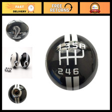 6-speed Round Ball Manual Gear Shift Knob For Mustang Shelby Gt500 Cobra - Redb