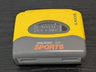 Vintage Sony WM-SXF10 Walkman Sports Yellow AM/FM Cassette Player Radio AVLS
