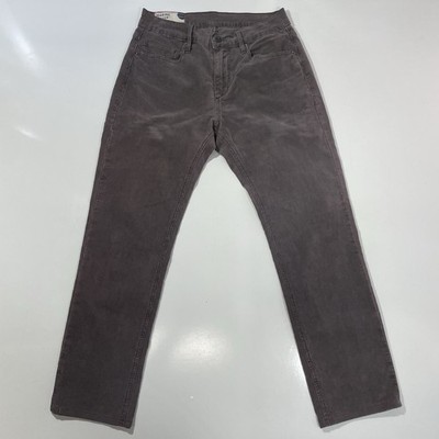 Marine Layer Pants Men s 32 X 30 Faded Dark Gray Corduroy Cambridge Cord Casual