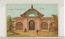 Exposition Universelle De Paris 1878 - Suisse - Facade Swiss Building postcard