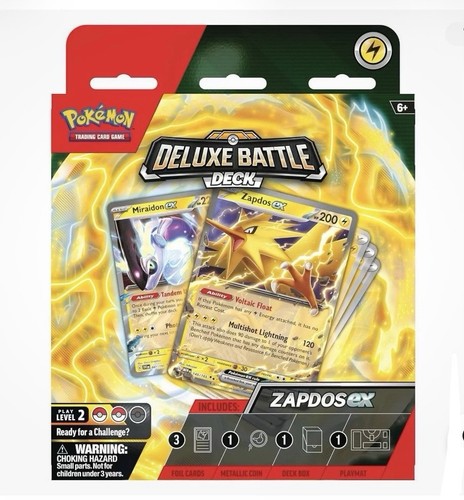 Pokémon TCG Deluxe  Battle Deck Zapdos ex Sealed