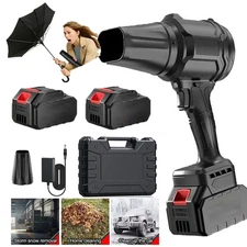 500,000 RPM Cordless Leaf Blower Handheld Electric Leaf Blower Battery & Charger