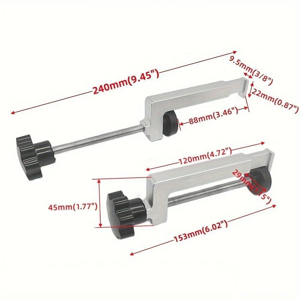 G Clam Table Clamp T-Slot Fixed Clamp Table Saw Guide Rail Clamp  Carpenter - Image 2 of 4