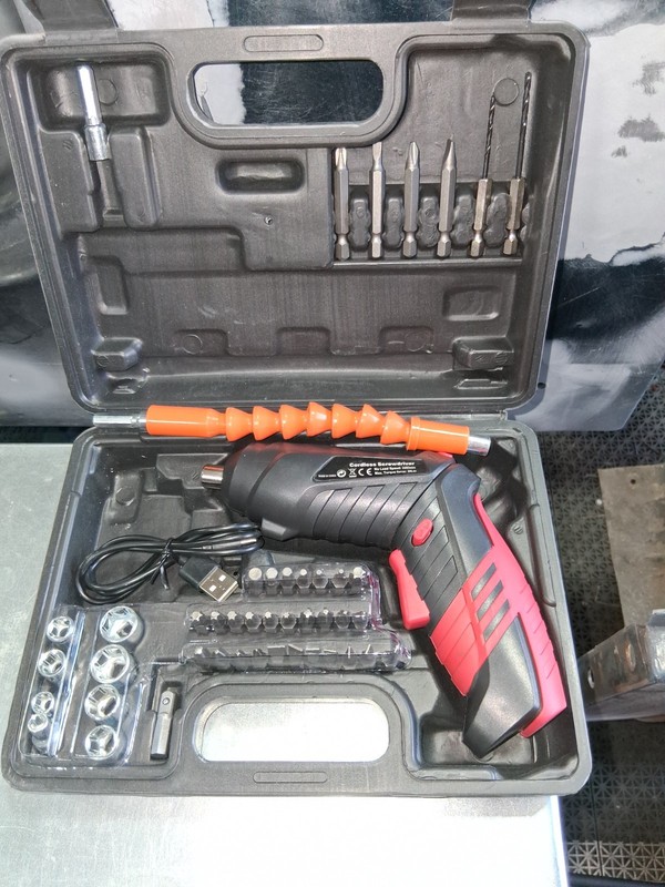 Cordless Screwdriver Kit  USB Charging