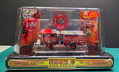 Code 3 Collectibles HME/Luverne Willow Springs FD 601 Pumper Die-Cast Model