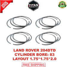 LAND ROVER 204DTD JAGUAR PISTON RINGS SET STD SIZE SINGLE TURBO 150-180HP AJ200D