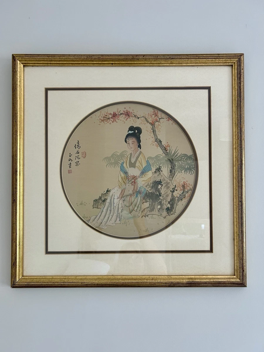 艺妓画在古董日本画作、画卷| eBay