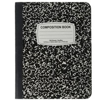 Composition Book - 100 Sheets, 9.75 in x 7.50 in - Pack Of 3