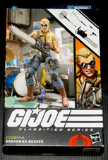 G.I. JOE CLASSIFIED COBRA DREADNOK BUZZER 106 CHAINSAW CUTTER SERIES 1 12 HASBRO