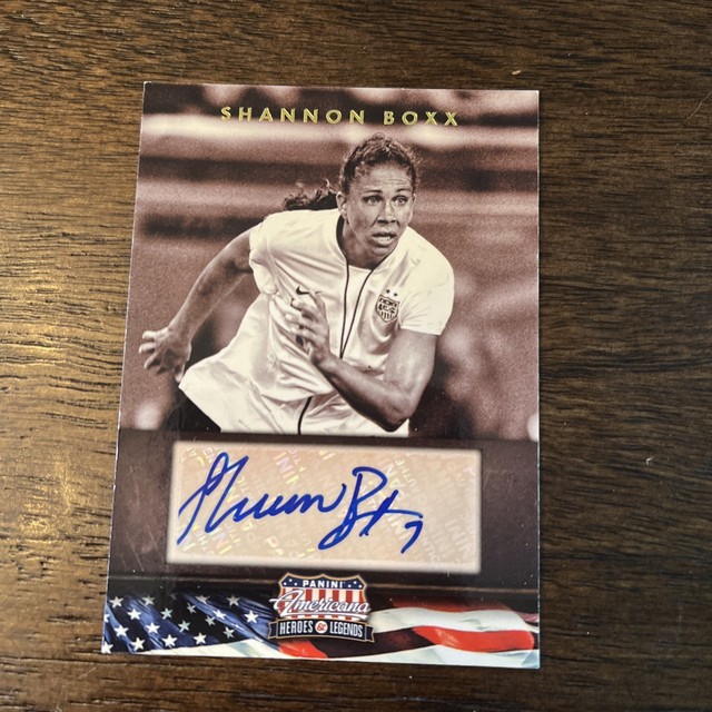 2012 Panini Americana Heroes & Legends - Shannon Boxx #114 Elite Signatures /189
