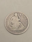 1858-O Seated Liberty Silver Half Dollar 50c