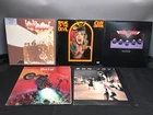 Lot of (5) Hard Rock Vinyl LPs Ozzy Osborne Aerosmith Led Zeppelin II Bon Jovi