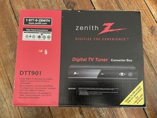 Zenith DTT901 Digital TV Tuner Converter Box New Open Box Complete