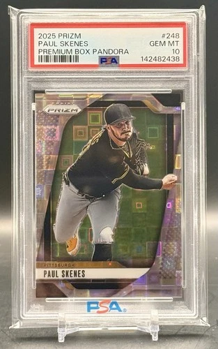 2025 Panini Prizm - Paul Skenes #248 Premium Box Pandora /199 PSA 10 🔥🔥