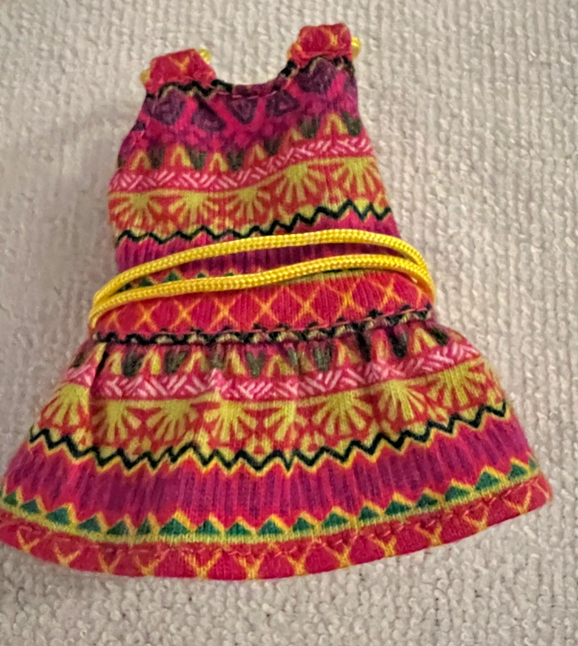 American Girl  MINI SIZE DOLL Lea Clark Meet Dress GOTY MINI DRESS ONLY