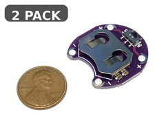 2 pack CR2032 Button Coin Battery Holder Case On/Off Slide Switch Wire Leads A17