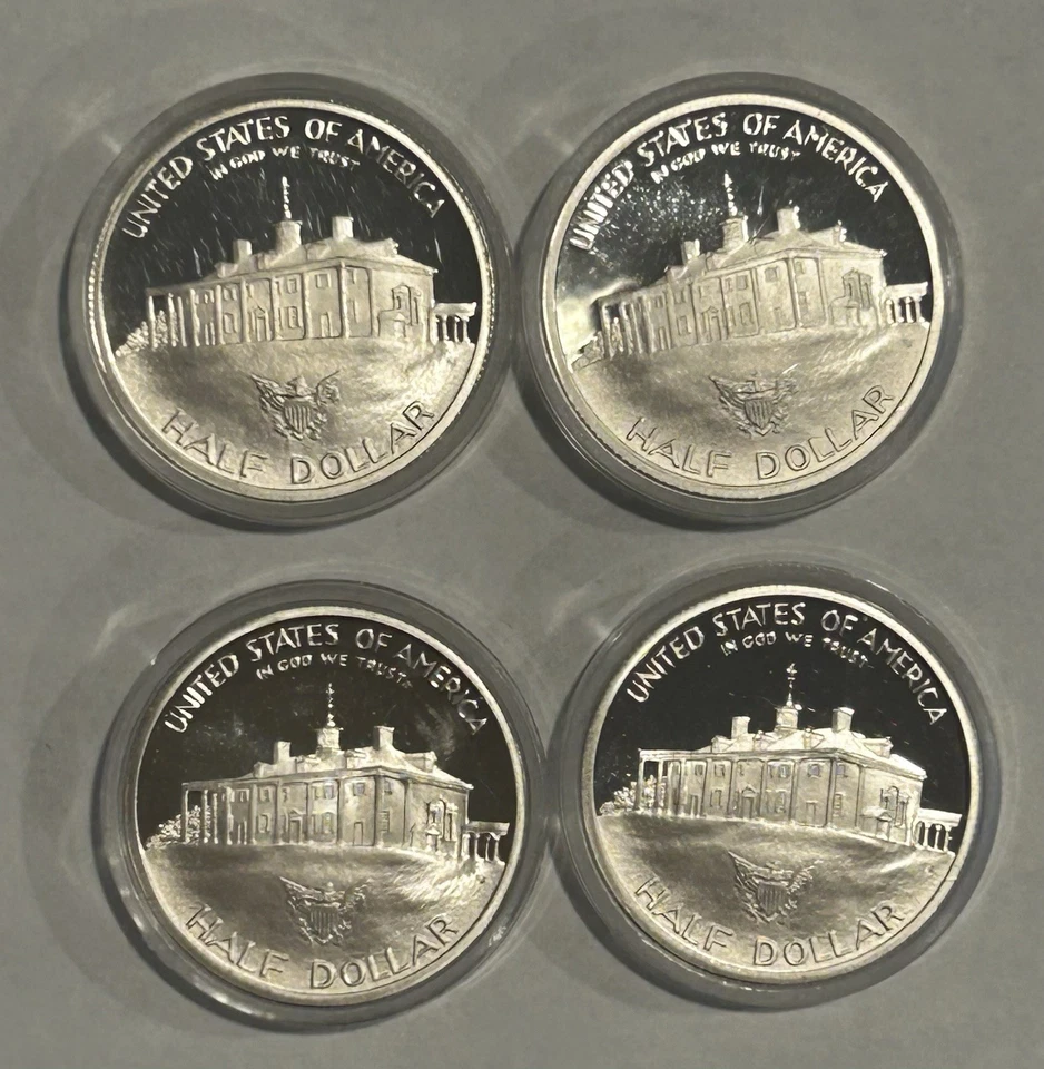 1982-S Washington Proof Silver Half Dollar | 90% Silver | Gem Cameo | Qty - Image 2 of 2