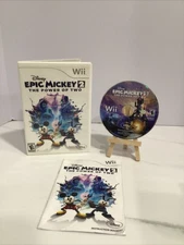 Epic Mickey 2 The Power of Two Nintendo Wii - Complete With Manual Disney