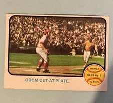 1973 Topps - 1972 World Series Johnny Bench, Blue Moon Odom #207